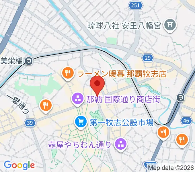 丸高楽器店の地図