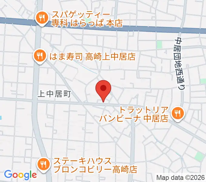 ミュージカルボックスの地図