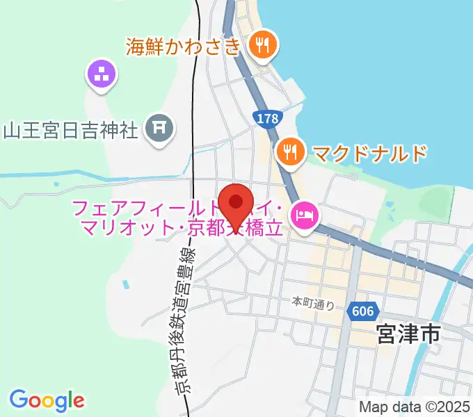 大森楽器の地図