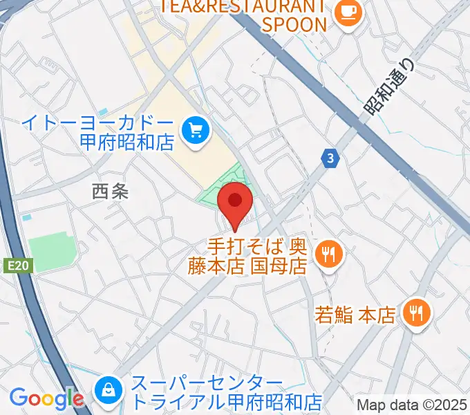 ユニバーサルピアノの地図