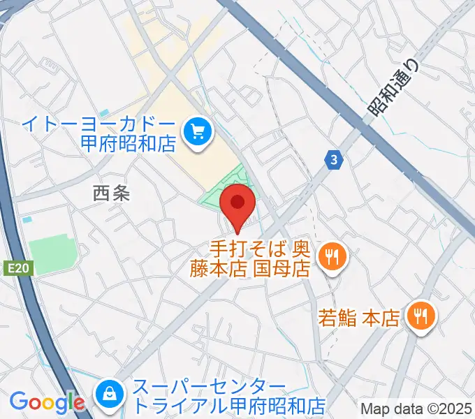 ユニバーサルピアノの地図