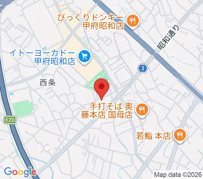 ユニバーサルピアノの地図