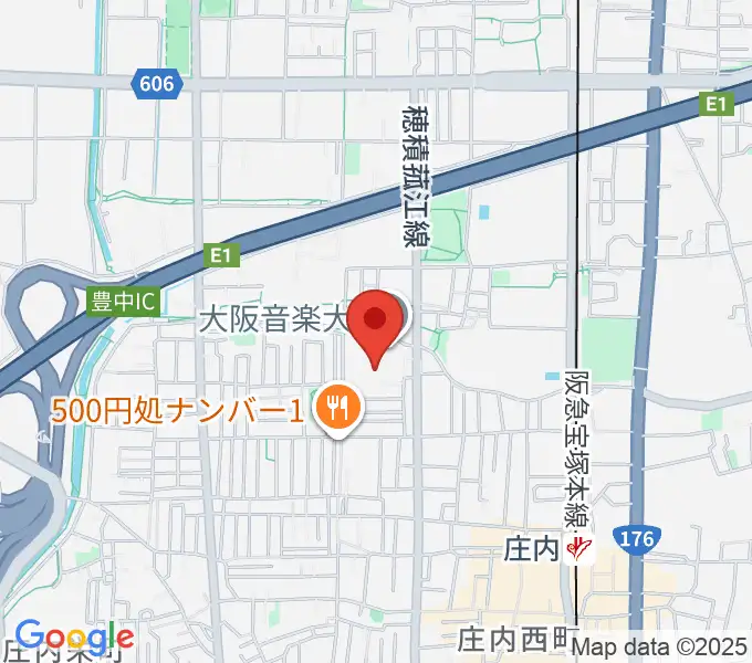 大阪音楽大学付属音楽院の地図