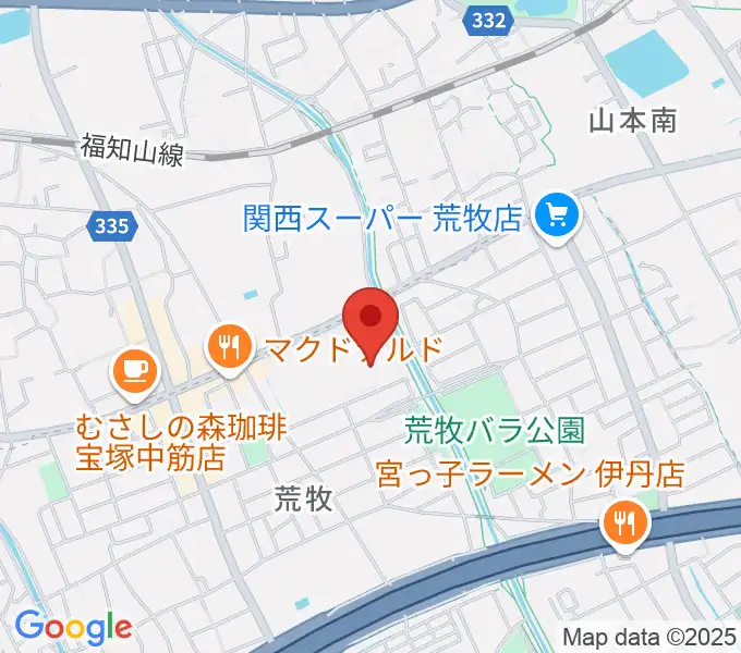 大阪芸術大学短期大学部メディア・芸術学科の地図