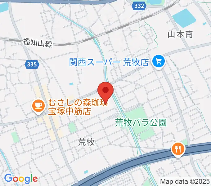 大阪芸術大学短期大学部メディア・芸術学科の地図