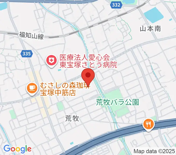 大阪芸術大学短期大学部メディア・芸術学科の地図