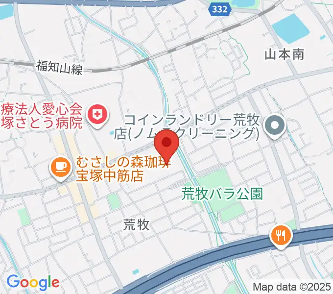 大阪芸術大学短期大学部メディア・芸術学科の地図