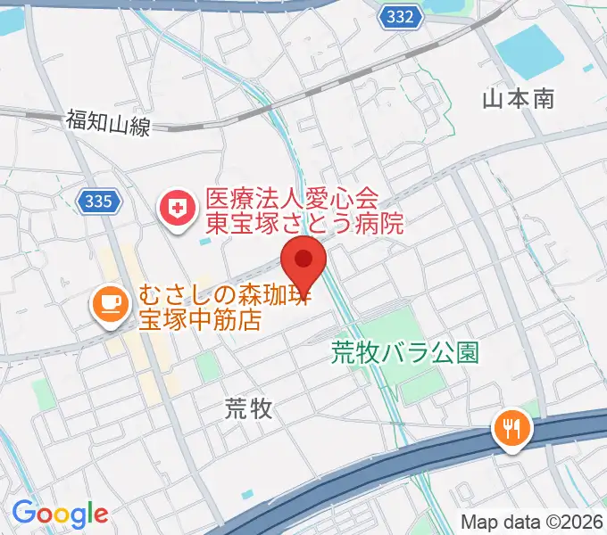 大阪芸術大学短期大学部メディア・芸術学科の地図