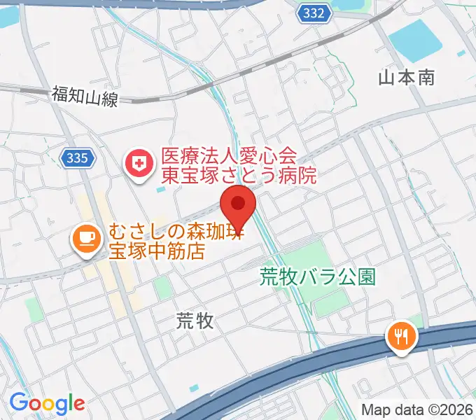 大阪芸術大学短期大学部メディア・芸術学科の地図