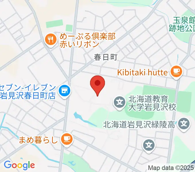 北海道教育大学 芸術・スポーツ文化学科の地図