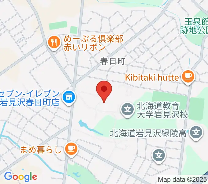 北海道教育大学 芸術・スポーツ文化学科の地図