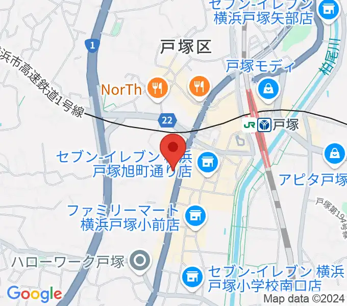 戸塚ファーストアヴェニューの地図