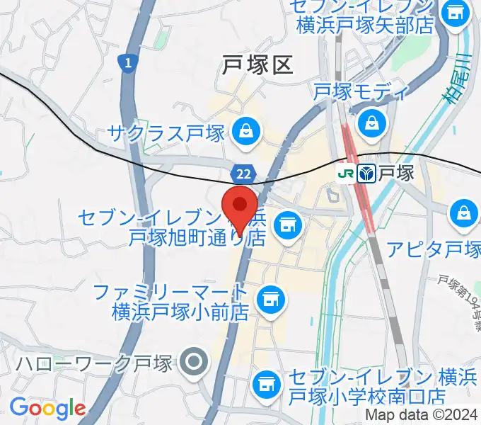 戸塚ファーストアヴェニューの地図