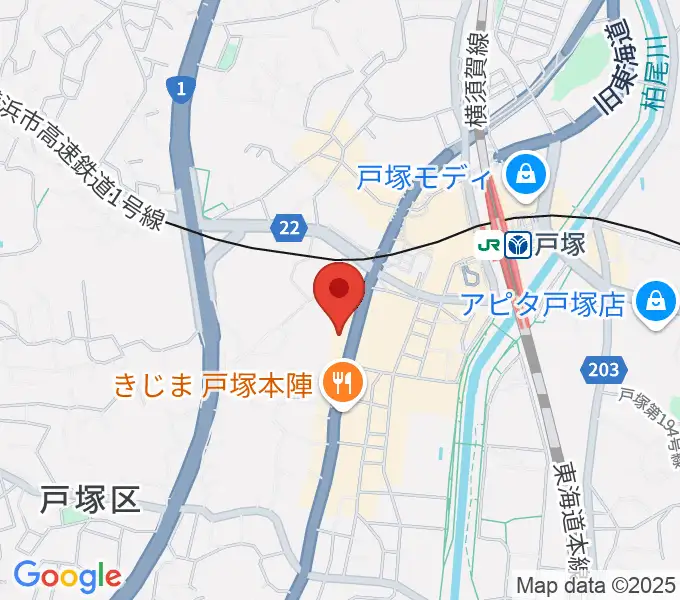 戸塚ファーストアヴェニューの地図