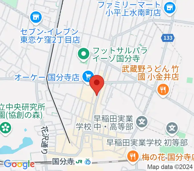 ファーストアヴェニュースタジオの地図