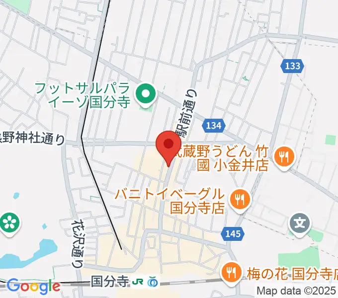 ファーストアヴェニュースタジオの地図