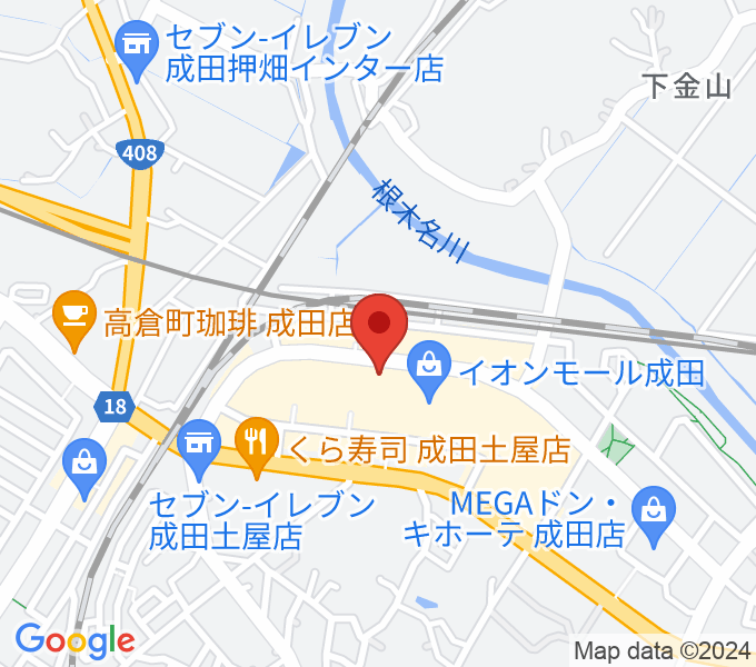 島村楽器 イオンモール成田店の場所