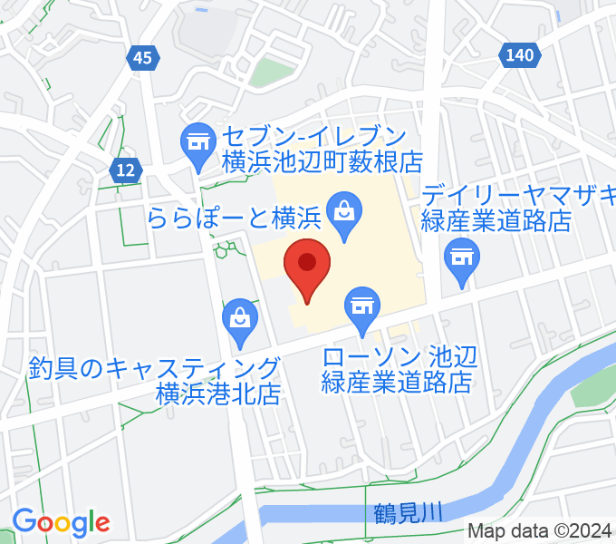 島村楽器 ららぽーと横浜店の場所