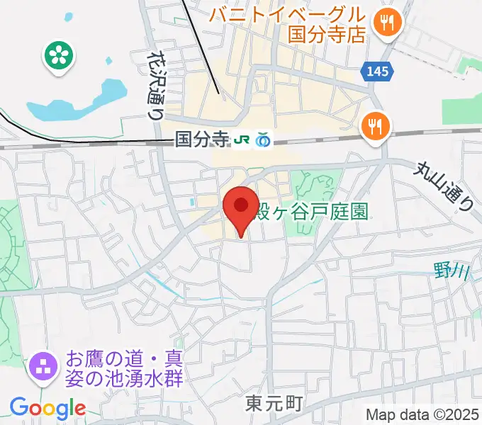 宮地楽器 国分寺センターの地図