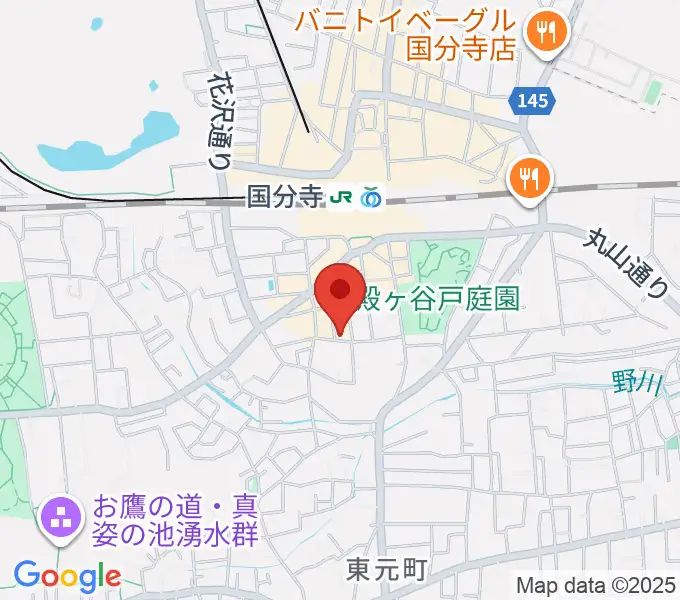 宮地楽器 国分寺センターの地図