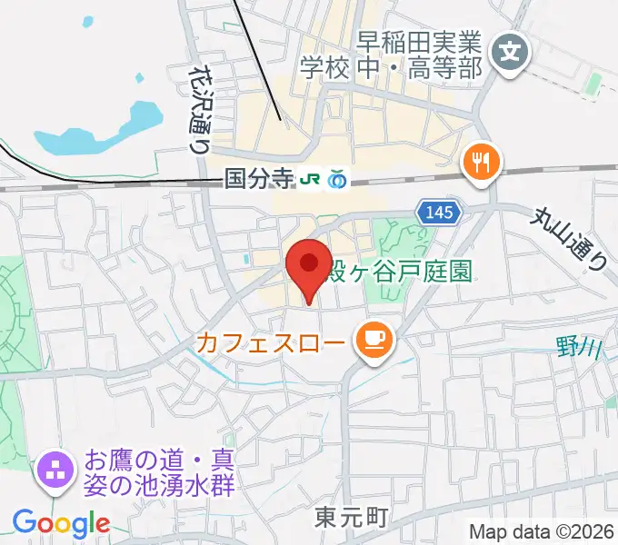 宮地楽器 国分寺センターの地図