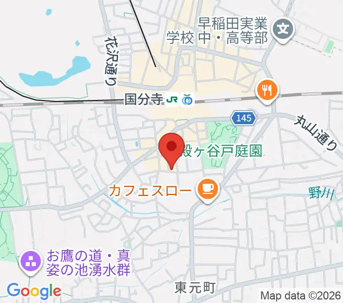 宮地楽器 国分寺センターの地図