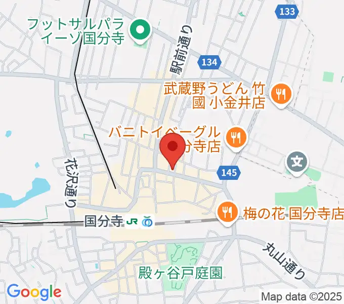 宮地楽器 国分寺北センターの地図