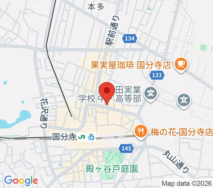 宮地楽器 国分寺北センターの地図