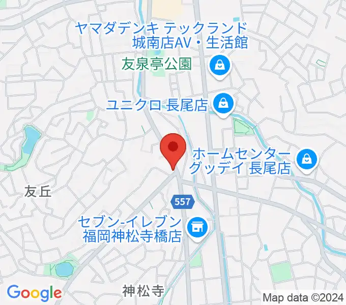 音楽教室トップ・シャイニングの地図