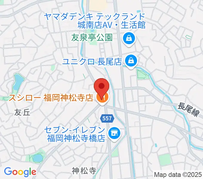 音楽教室トップ・シャイニングの地図