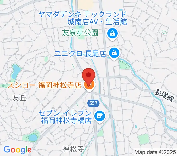 音楽教室トップ・シャイニングの地図