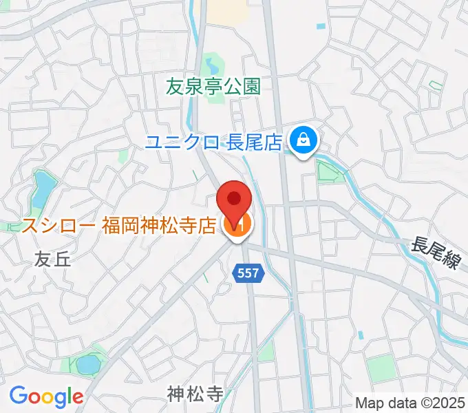 音楽教室トップ・シャイニングの地図