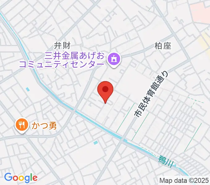 サウンドトラベルの地図