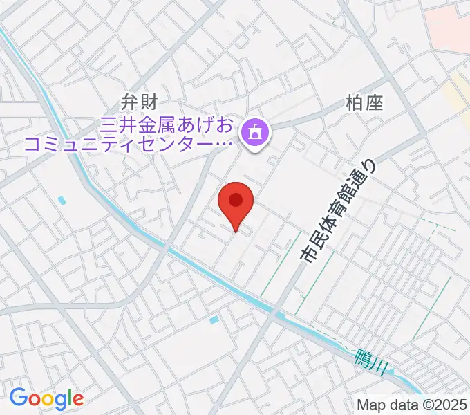 サウンドトラベルの地図