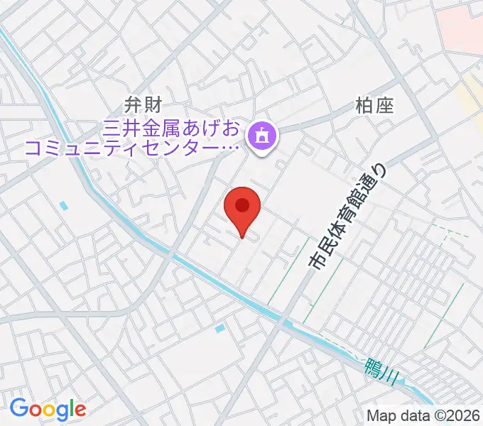 サウンドトラベルの地図
