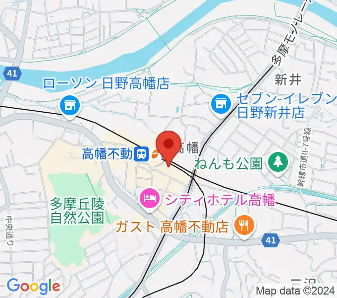 宮地楽器 高幡センターの地図