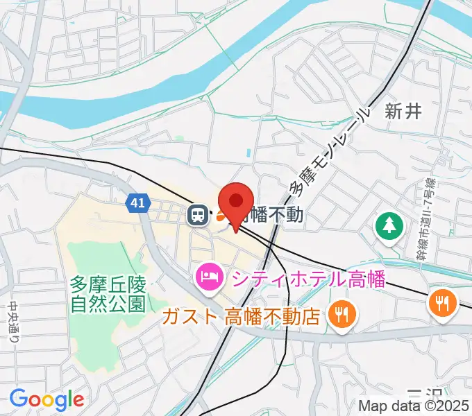 宮地楽器 高幡センターの地図