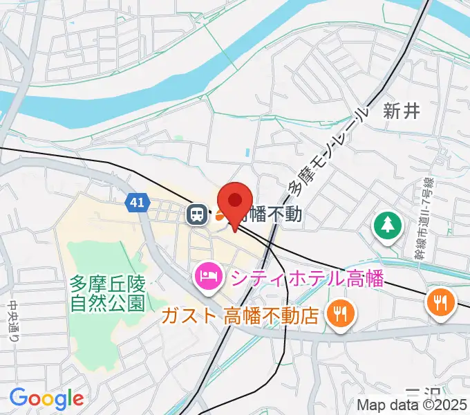 宮地楽器 高幡センターの地図