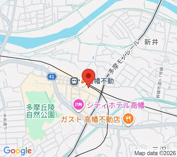 宮地楽器 高幡センターの地図