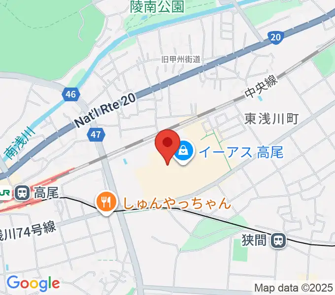 宮地楽器 イーアス高尾センターの地図