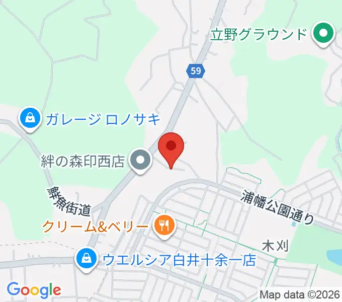 ピアピットの地図