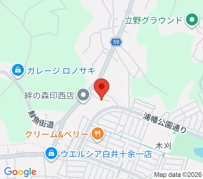 ピアピットの地図