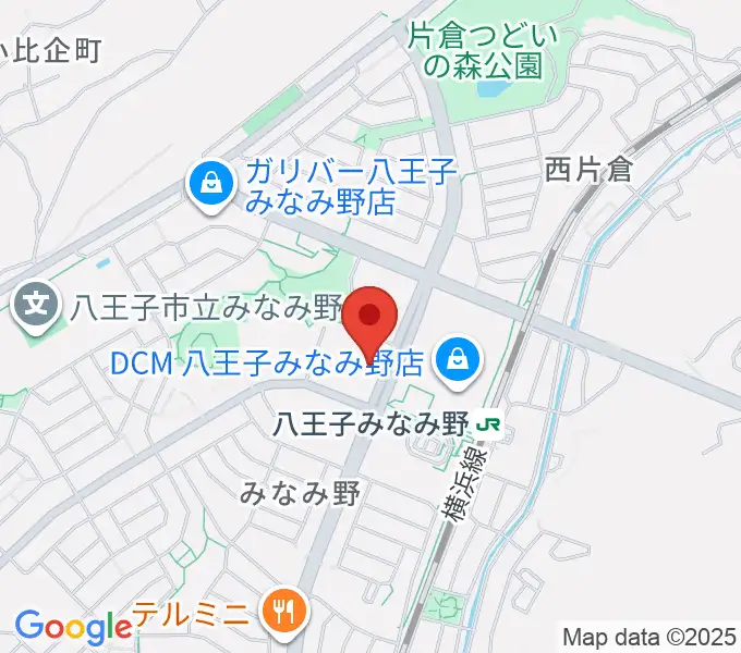 宮地楽器 八王子みなみ野センターの地図