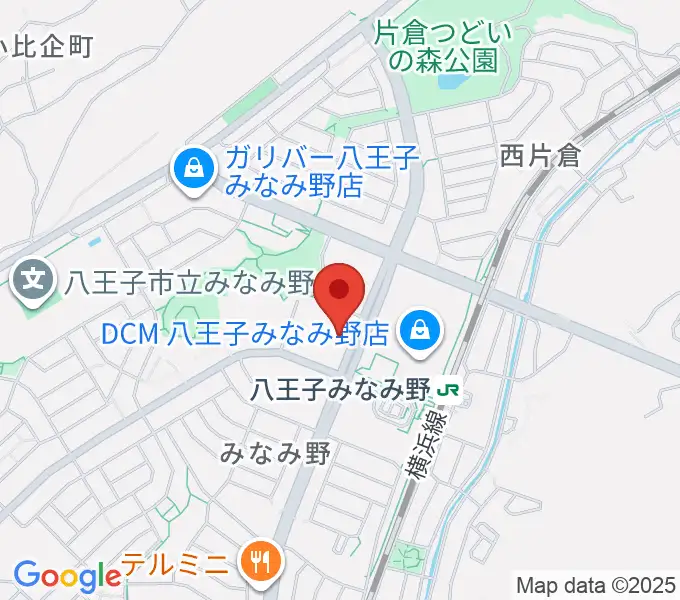 宮地楽器 八王子みなみ野センターの地図