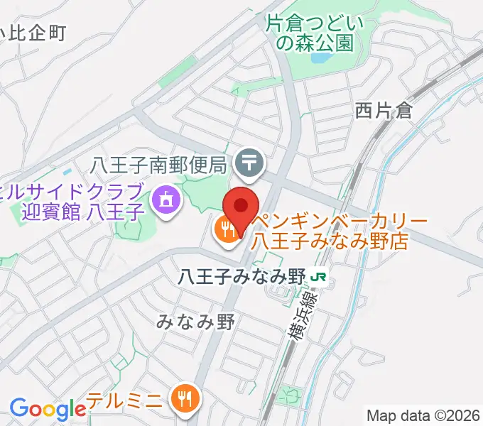 宮地楽器 八王子みなみ野センターの地図