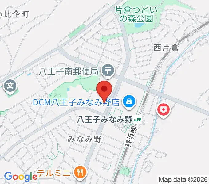 宮地楽器 八王子みなみ野センターの地図