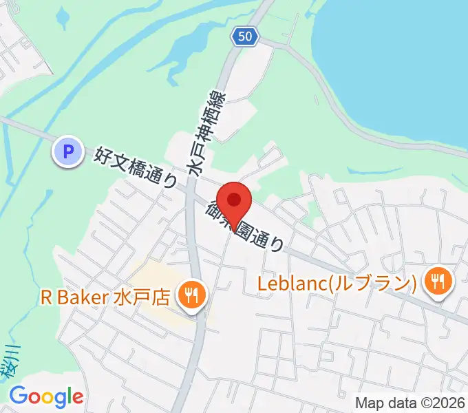 センバヤマスタジオの地図