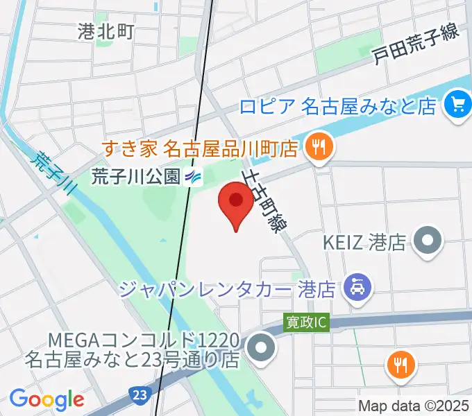 島村楽器 イオンモール名古屋みなと店の地図