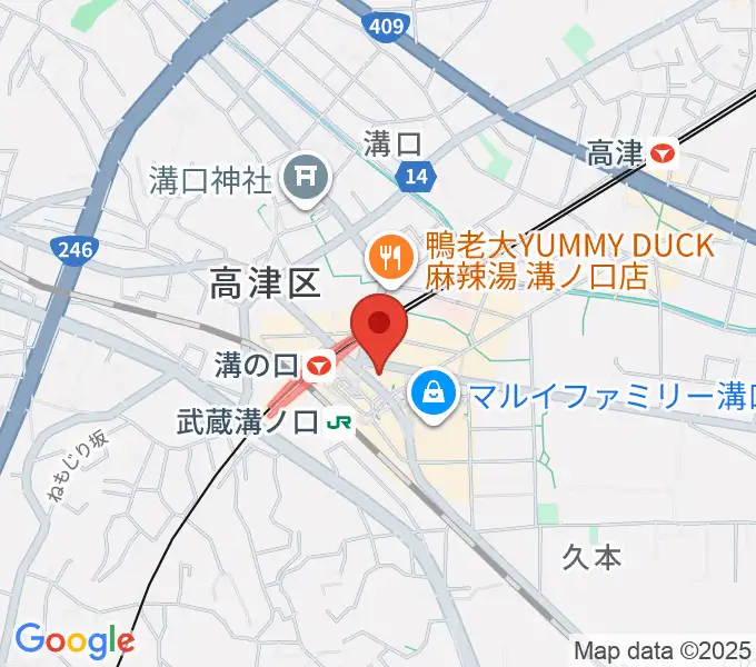 川上楽器 溝ノ口センターの地図