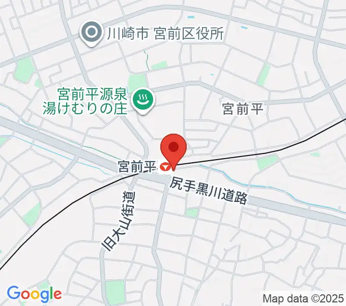 川上楽器 宮前平センターの地図